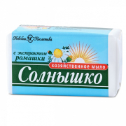 Солнышко хозяйственное мыло с экстрактом ромашки 140г