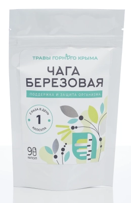Капсулы Чага березовая, 90 шт.