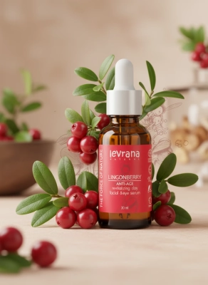 Дневная сыворотка для лица "Брусника ANTI-AGE"