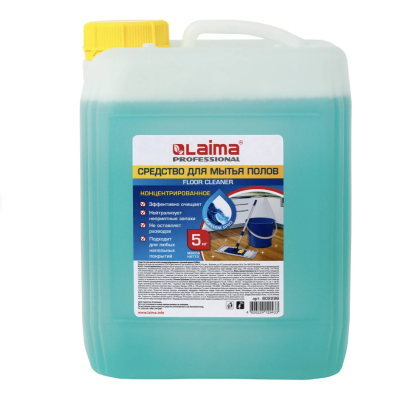 Средство для мытья пола 5 кг, LAIMA PROFESSIONAL концентрат, "Морской бриз"
