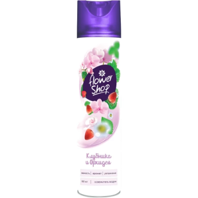 Освежитель воздуха Клубника и орхидея, Flower shop, 300 мл