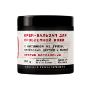 Крем-бальзам для проблемной кожи При кожных заболеваниях берёзовый дёготь и мумиё, Dr. Oge, 180 г