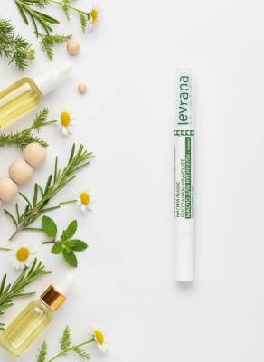 Натуральное восстанавливающее масло-карандаш для кутикулы "Лимон" 2,5 мл