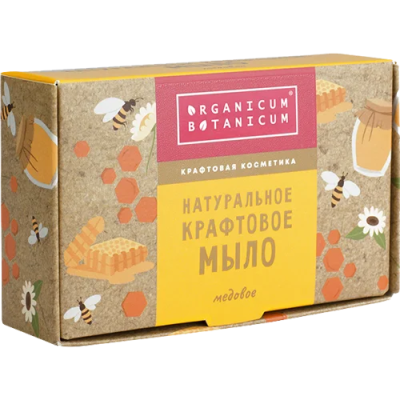 Натуральное крафтовое мыло Медовое, 100 г