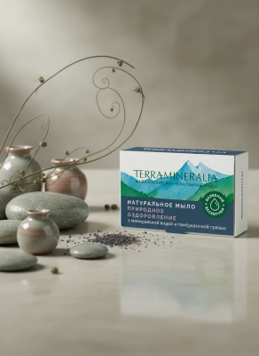 Мыло Природное оздоровление с  тамбуканской грязью и минеральной водой, 100 г