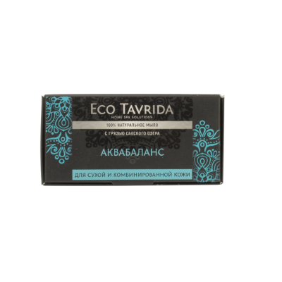 Натуральное мыло с грязью Сакского озера для сухой и комбинированной кожи "Аквабаланс"