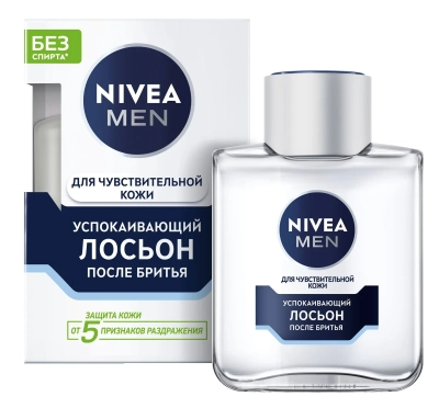 Лосьон после бритья Успокаивающий для чувствительной кожи, Nivea, 100 мл