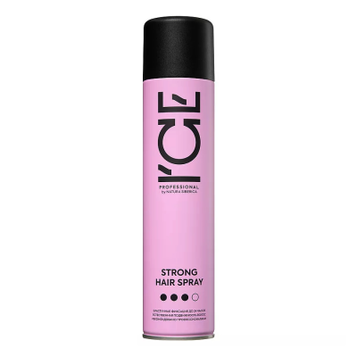 Лак для волос Strong, сильная фиксация, ICE Professional, 300 мл