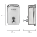 Дозатор для жидкого мыла LAIMA PROFESSIONAL INOX (гарантия 3 года), 0,5 л, нержавеющая сталь, зеркальный