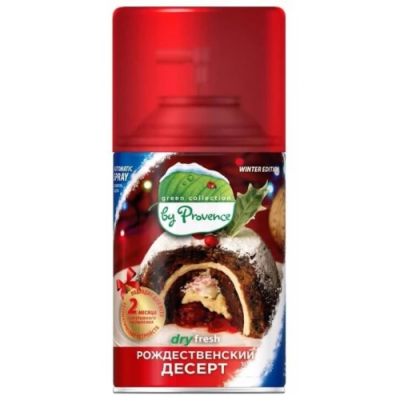 Освежитель воздуха Рождественский десерт, сменный блок, Green Collection by Provence, 250 мл