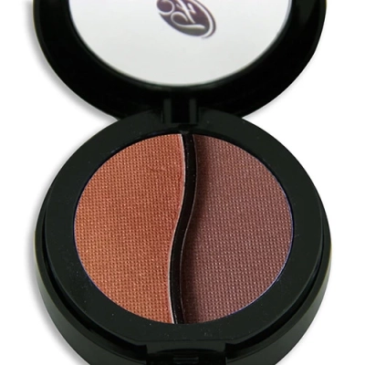 Тени для век 2-цветные, перламутровые, 1087 (22)