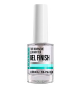 Топ покрытие для ногтей GEL FINISH стойкость + ультраблеск, 15 мл