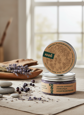 Мягкое фитомыло Лаванда и можжевельник, 180 г