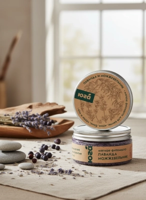 Мягкое фитомыло Лаванда и можжевельник, 180 г