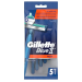 Одноразовые станки для бритья Blue II Plus, Gillette, 5 шт