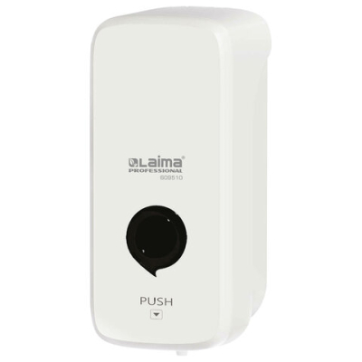 Дозатор для жидкого мыла-пены LAIMA PROFESSIONAL PREMIUM, НАЛИВНОЙ, 1 л, белый, ABS-пластик