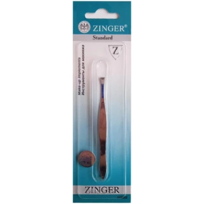 Пинцет прямой серебряный, ZSP TA-13-str-S