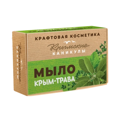 Натуральное крафтовое мыло Крым трава Крымские травы, 90 г